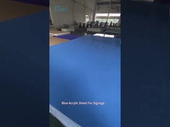 DUKE Brand Factory Groothandel Blauw Kleur Gegooid Acrylplaat PMMA Perspex Plexiglas Voor Reclame