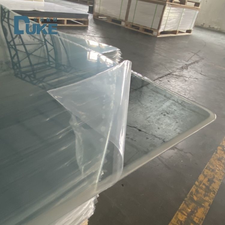 Acrylplaat van Duke optische kwaliteit 100% Virgin Mitsubishi MMA Hoge helderheid 92% Spiegelprecisie 10mm 2mm UV-afdrukbaar plastic