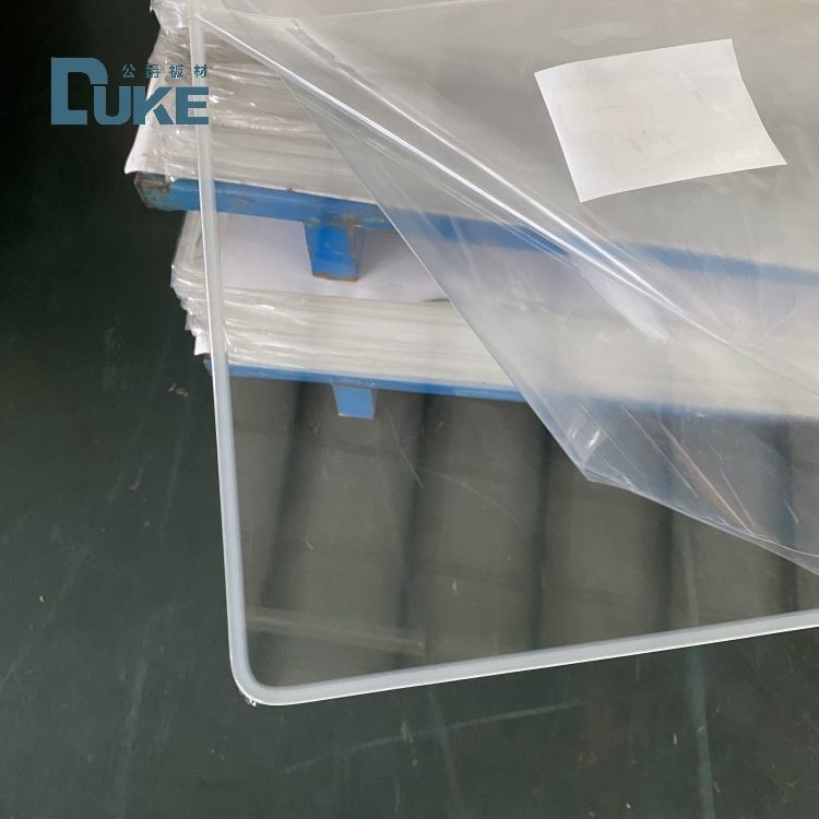 Duke-optische-grade gegoten acrylplaat 100% Virgin Mitsubishi MMA Hoge helderheid 92% Spiegelprecisie 10mm 2mm UV-bord snijden