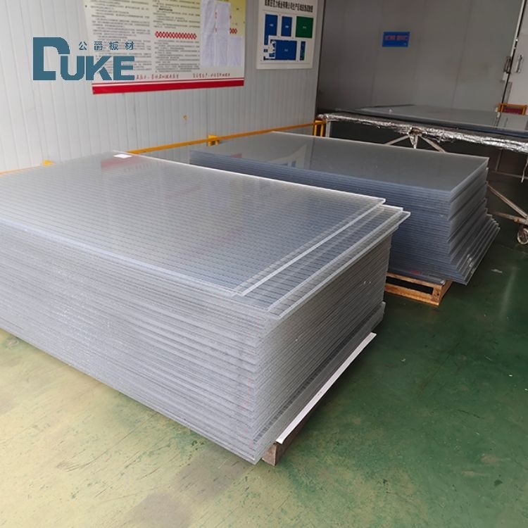 8 mm UV-bestrijdend acrylbord van Duke Manufacturer 20x30ft geluidsdicht hek UV 4 mm PMMA voor gravering van gemeentelijke bouwwerken inbegrepen