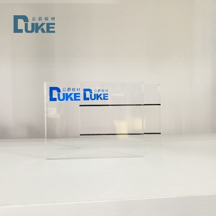 100% Maagde materiaal Gegooid Acrylplaat 5 mm tot 20 mm Dikte Duurzaam paneel voor buiten geluidsbarrière / geluidsbarrière