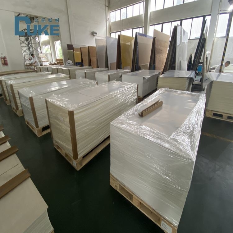 DUKE Sanitaire kwaliteit Schimmelwerend 3 mm Wit PMMA badbad Aanpasbaar gegoten acrylplaat PE 5 mm 8 mm Aanpasbaar snijdiensten