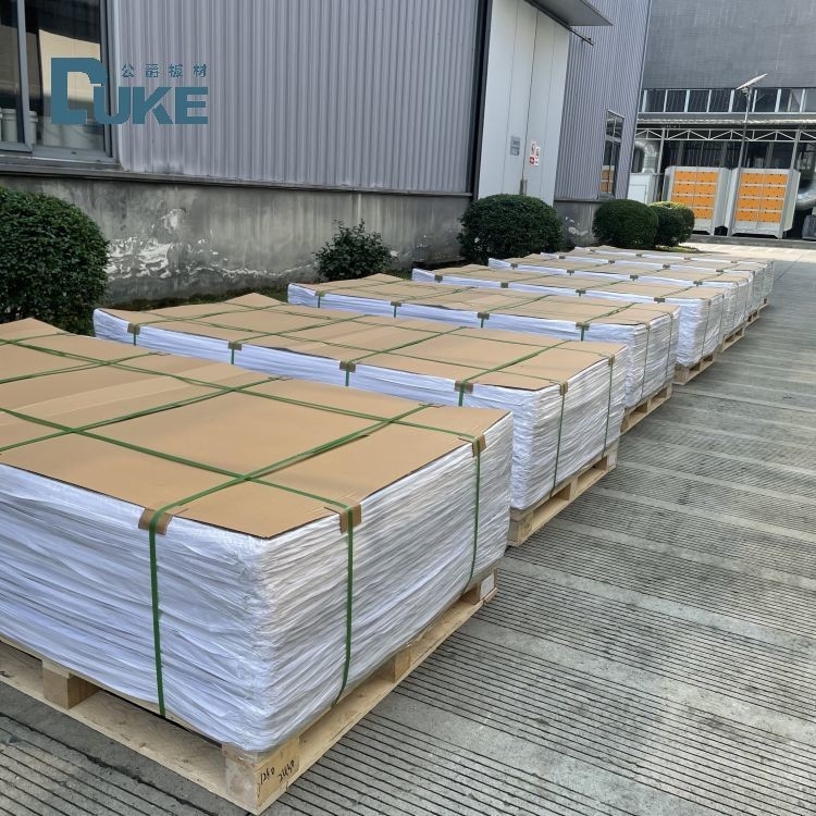 DUKE Sanitaire kwaliteit Schimmelwerend 3 mm Wit PMMA badbad Aanpasbaar gegoten acrylplaat PE 5 mm 8 mm Aanpasbaar snijdiensten