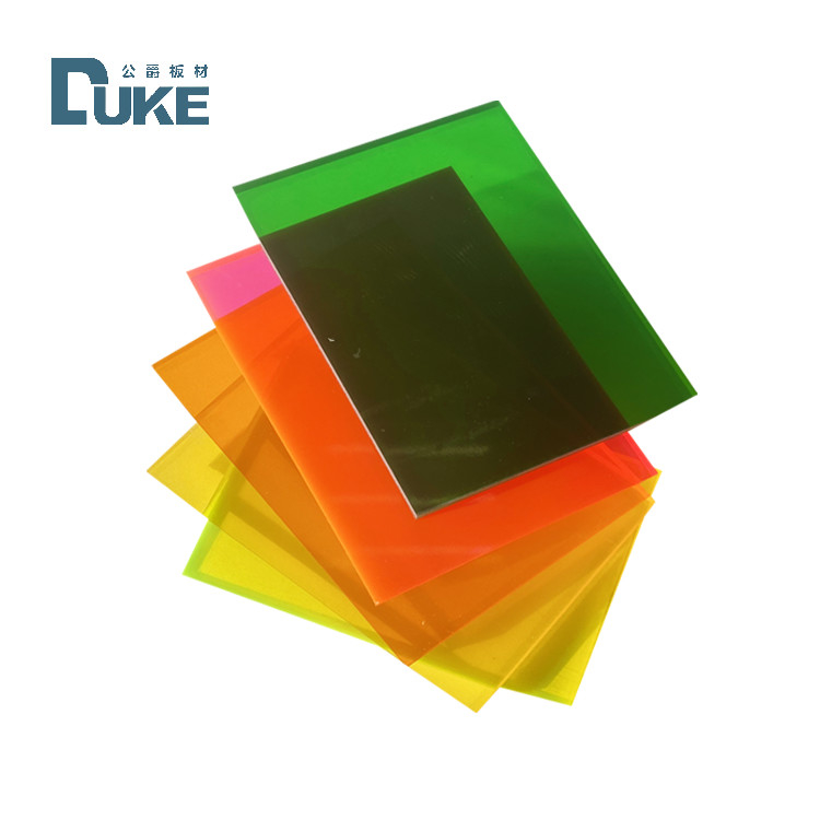 Persoonlijke afmeting Translucent Solid Colored PMMA Acrylic Sheets