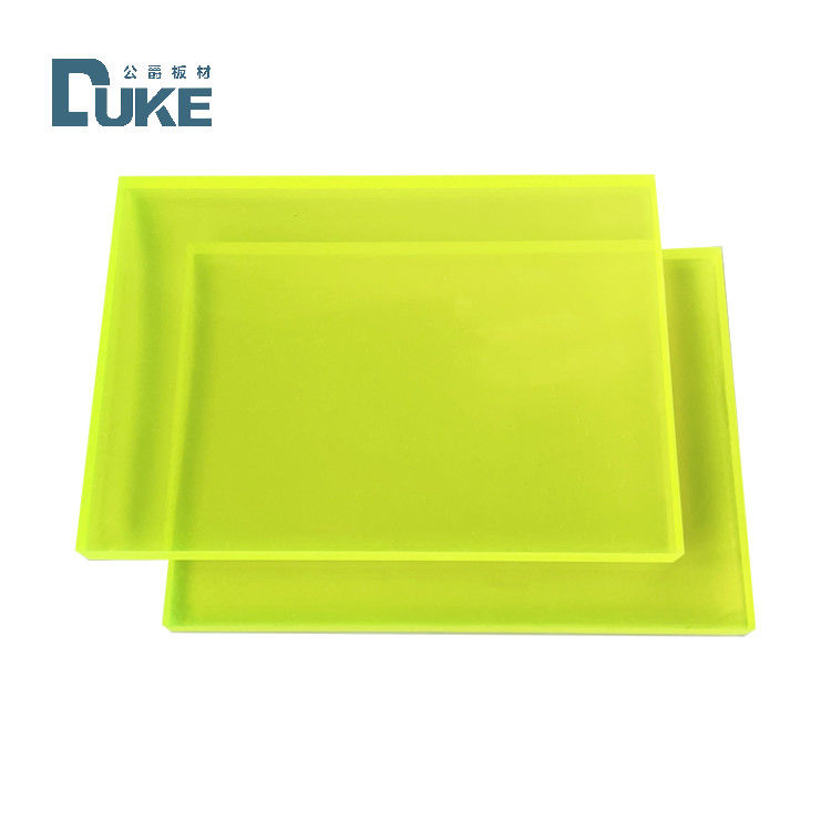 Aanpasbare Fluorescerende PMMA Plaat voor LED Lichtbakborden - OEM Reclame Displaypanelen