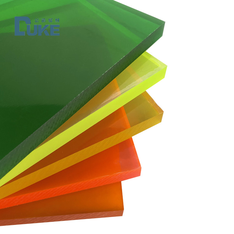 Persoonlijke afmeting Translucent Solid Colored PMMA Acrylic Sheets