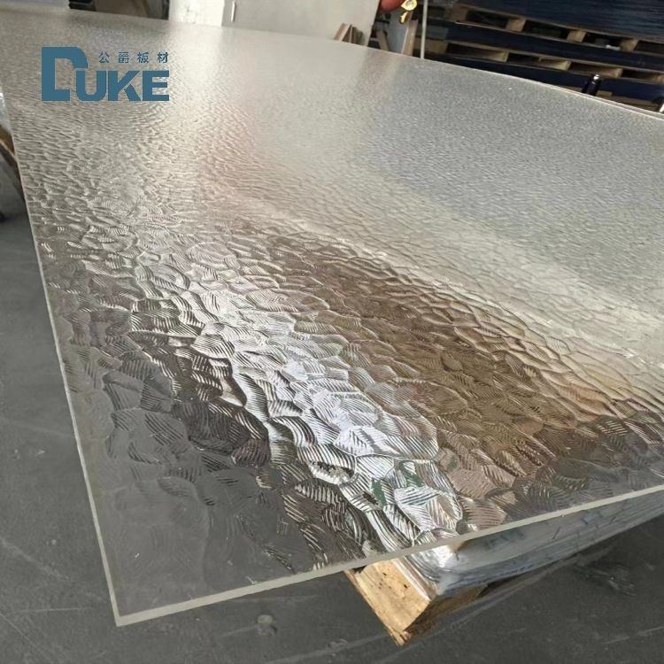 Reeded Decorative Pattern Grijs Acryl Perspex Plaat in 1220*2440mm voor interieurversiering