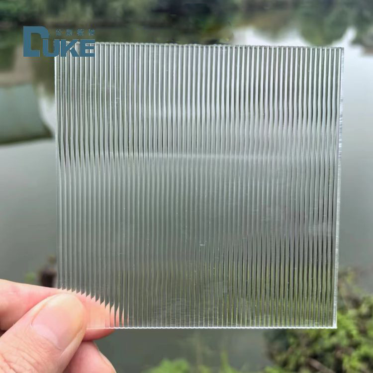 Reeded Decorative Pattern Grijs Acryl Perspex Plaat in 1220*2440mm voor interieurversiering