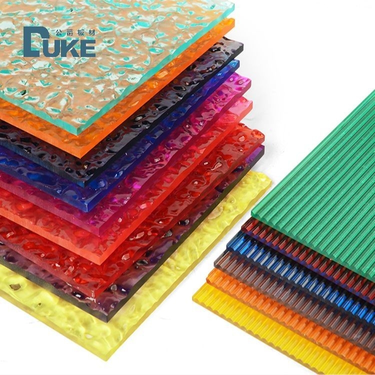 Reeded Decorative Pattern Grijs Acryl Perspex Plaat in 1220*2440mm voor interieurversiering