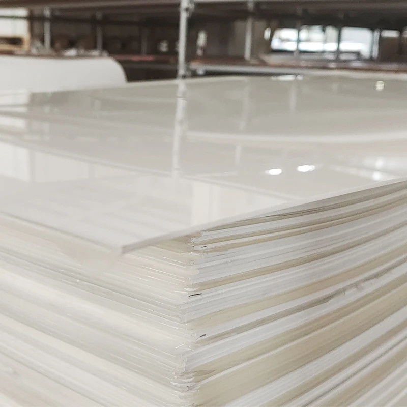 High Quality White Cast Acrylic Panel PMMA Sheet Custom Cut for Bathtub Sanitary Ware Production