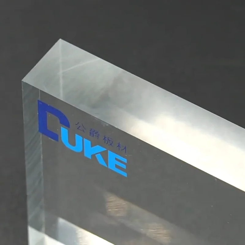 Hoge helderheid optisch gegoten acrylplaat 92% lichttransmissie Virgin Mitsubishi materiaal voor display