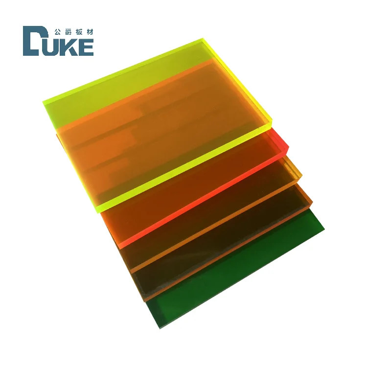 Duke 100% Virgin Mitsubishi Cast Acrylic Plaat Custom Kleurrijke badkuip Plastic Plaat Concurrerende Prijs 12mm 5mm Snijden MMA
