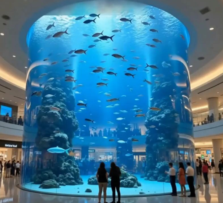 Zware acrylplaat met dik gegoten acrylplaat Groot transparant paneel voor aquarium Oceanarium Tunnel Onderwater bekijkvensters