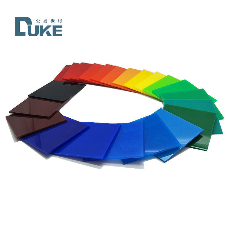 Duke 100% Virgin Cast Acrylic Sheet 2-40mm Dikte voor reclame Aanpassing Kleurgravering & Snijwerk