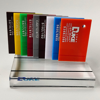 Van het het Teken Acrylplexiglas van de douane Kleurrijk Gegoten ADVERTENTIE Blad 2mm 3mm 5mm