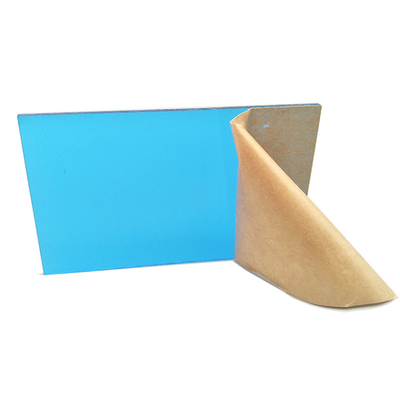 Blauw 1220*2440mm Doorzichtig Duidelijk Anti UV Acrylbladsignage Materiaal