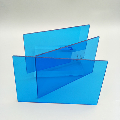 3mm 8mm Transparante Blauwe Pmma gieten Acrylbladsignage Materiaal