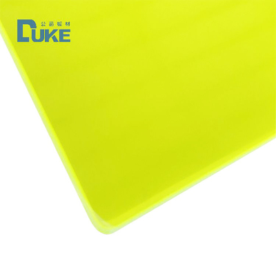 Fluorescerend neontranslucent groen gegoten acrylplexiglasplaat voor borden