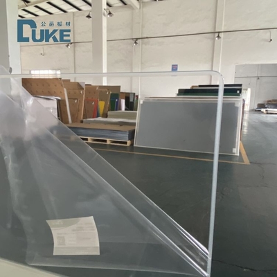 Duke-optische-grade gegoten acrylplaat 100% Virgin Mitsubishi MMA Hoge helderheid 92% Spiegelprecisie 10mm 2mm UV-bord snijden