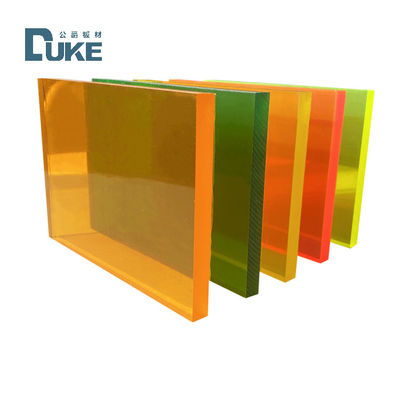 Fluorescent Cast Acrylic Sheet PMMA Panel for Custom LED Light Box Advertising Signs